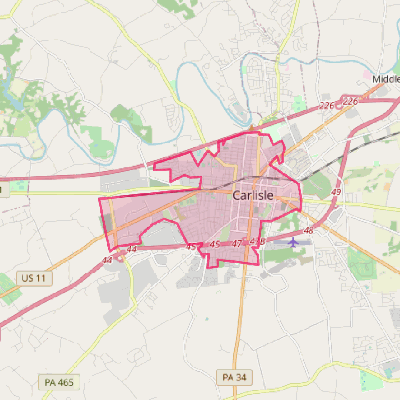 Map of Carlisle