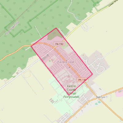 Map of Centre Hall