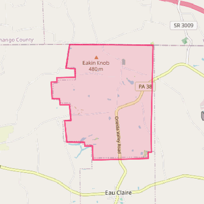 Map of Cherry Valley