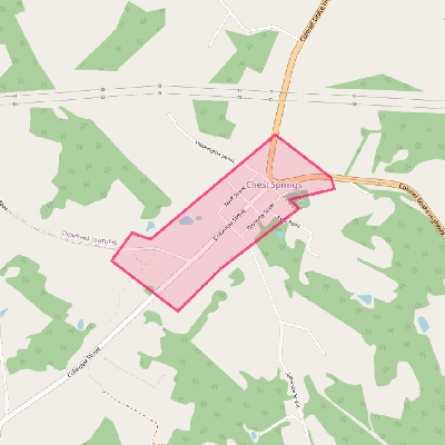 Map of Chest Springs