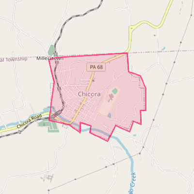 Map of Chicora