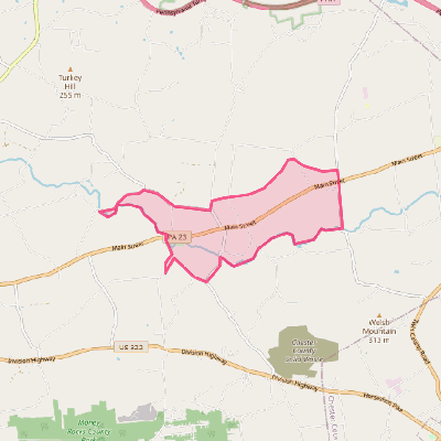 Map of Churchtown