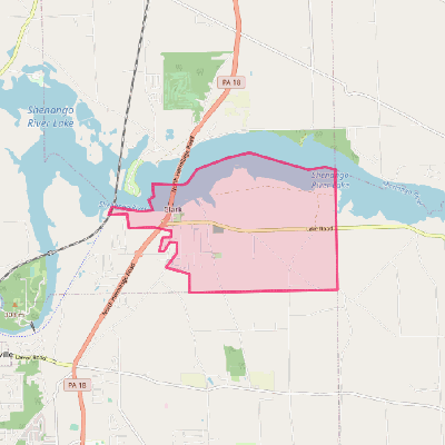 Map of Clark