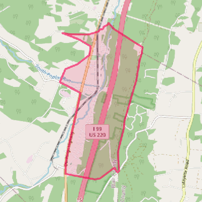 Map of Claysburg