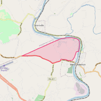 Map of Collinsburg