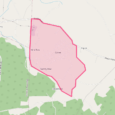 Map of Colver