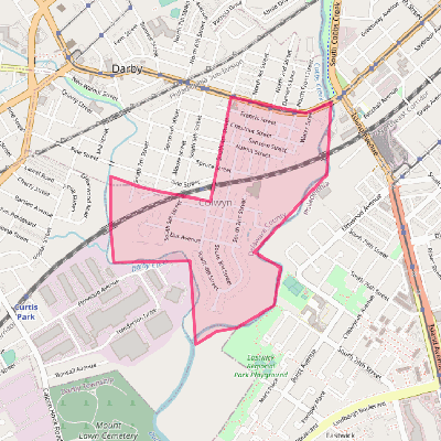 Map of Colwyn