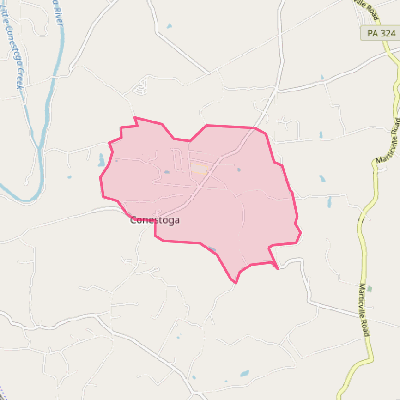 Map of Conestoga