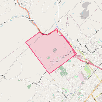 Map of Courtdale