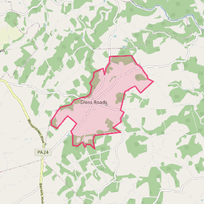 Map of Cross Roads