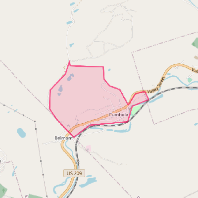 Map of Cumbola
