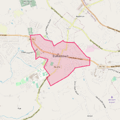 Map of Dallastown