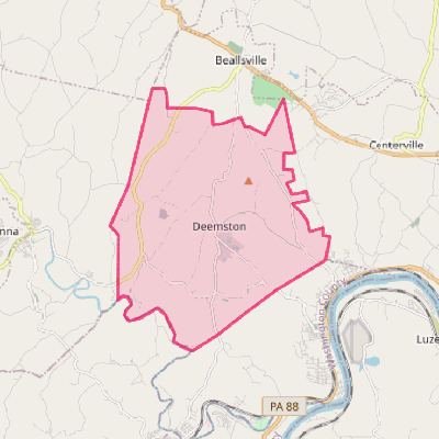 Map of Deemston