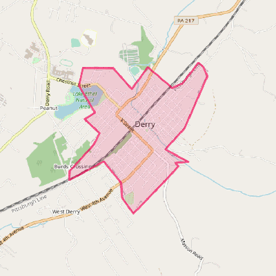 Map of Derry