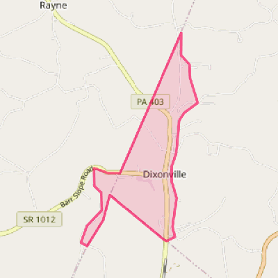 Map of Dicksonville