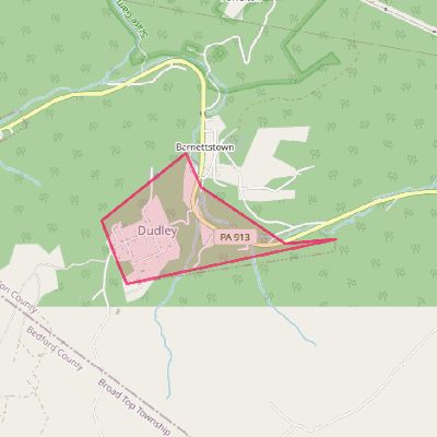 Map of Dudley