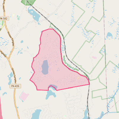 Map of Eagle Lake