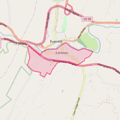 Map of Earlston