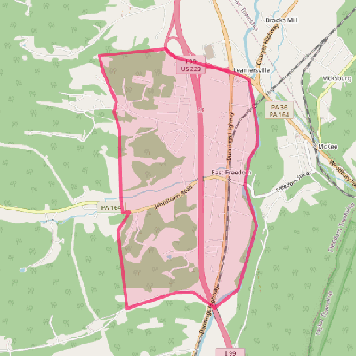 Map of East Freedom