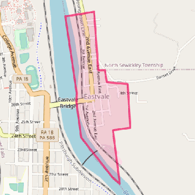 Map of Eastvale