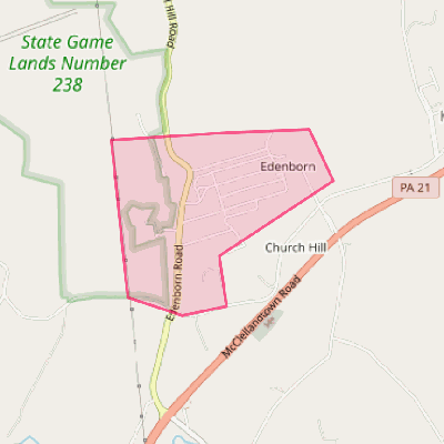 Map of Edenborn