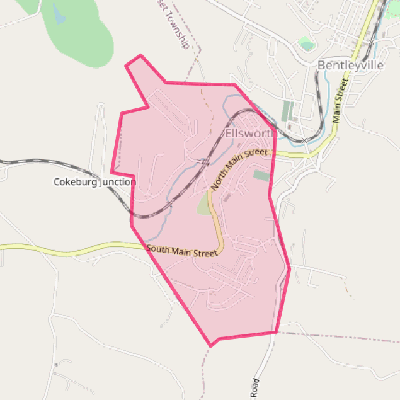 Map of Ellsworth