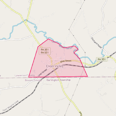 Map of Enon Valley