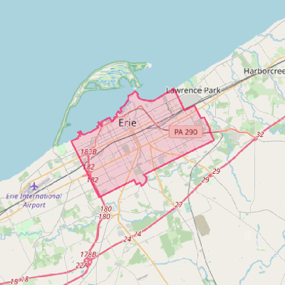 Map of Erie