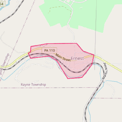 Map of Ernest