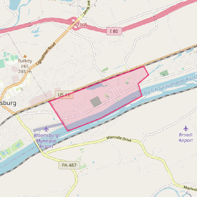 Map of Espy