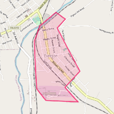 Map of Everson