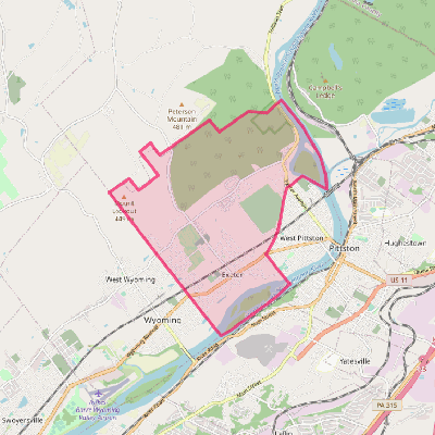 Map of Exeter