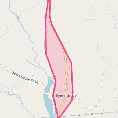 Map of Eyers Grove