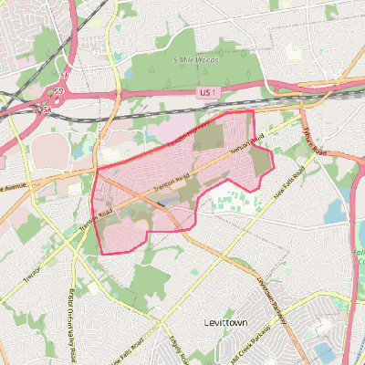 Map of Fairless Hills