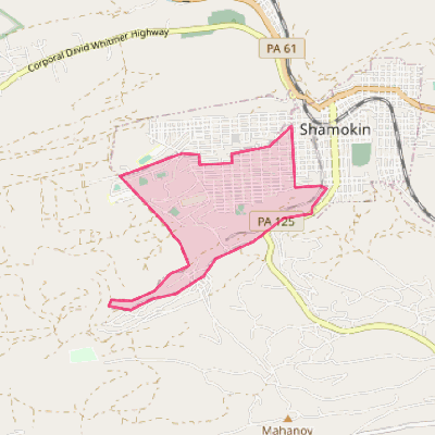 Map of Fairview-Ferndale