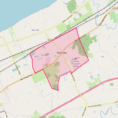 Map of Fairview