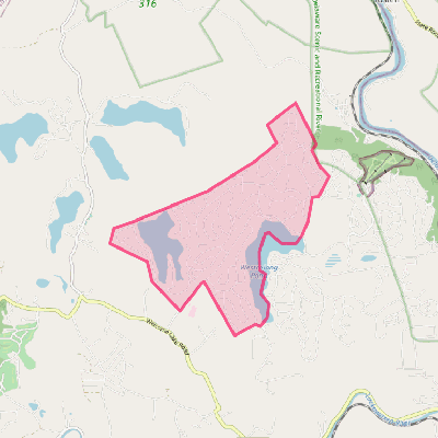 Map of Fawn Lake Forest