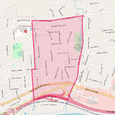 Map of Faxon