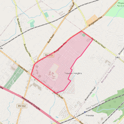 Map of Feasterville