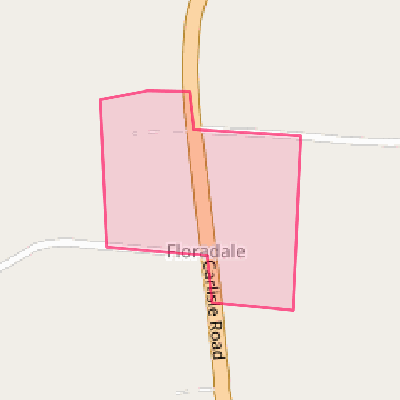 Map of Flora Dale