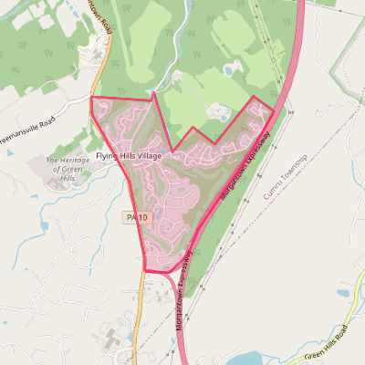 Map of Flying Hills