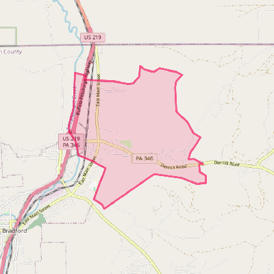 Map of Foster Brook