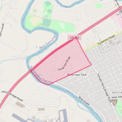 Map of Fox Chase