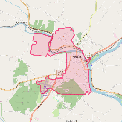 Map of Franklin