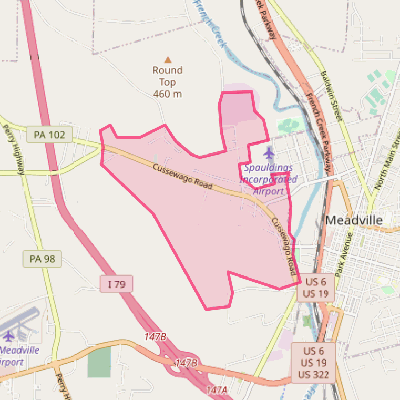 Map of Fredericksburg