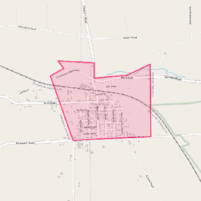 Map of Fredonia