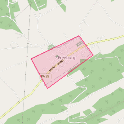 Map of Freeburg