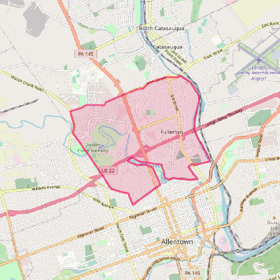 Map of Fullerton