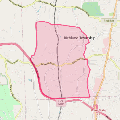 Map of Gibsonia