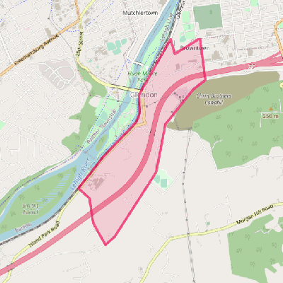 Map of Glendon